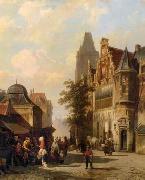 unknow artist European city landscape, street landsacpe, construction, frontstore, building and architecture.028 china oil painting reproduction